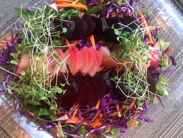 Over the Rainbow Cabbage Salad Recipe