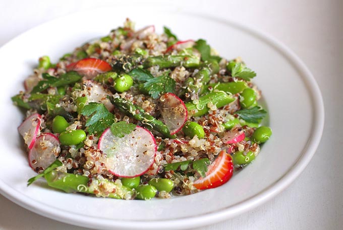 Spring Vegetable and Grain Salad
